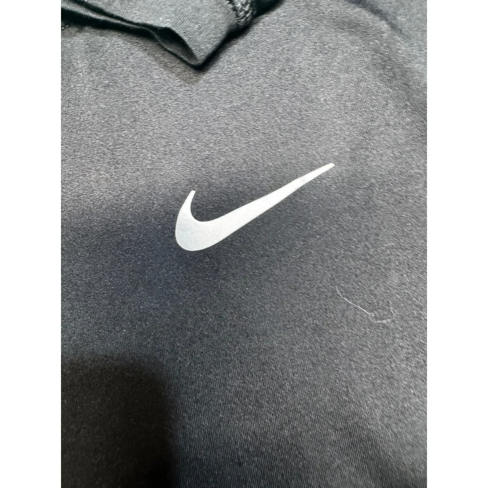 Nike Running Dri-FIT Long Sleeve Shirt Black Thumbhole Athletic Top Womens Small